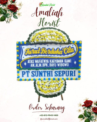 Papan Bunga Duka di Sorkam Barat