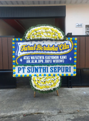 Papan Bunga Duka di Sorkam Barat