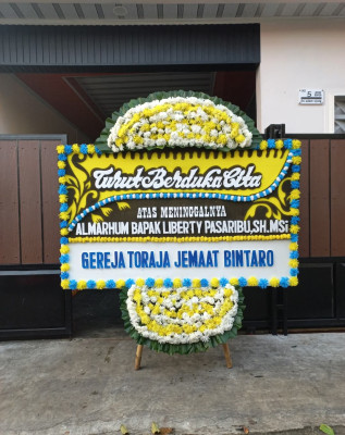 Papan Bunga Duka di Sorkam Barat